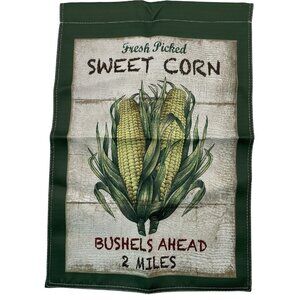 Sweet Corn Garden Flag Summer Decor Farmhouse Cottagecore Farm Stand Prairie